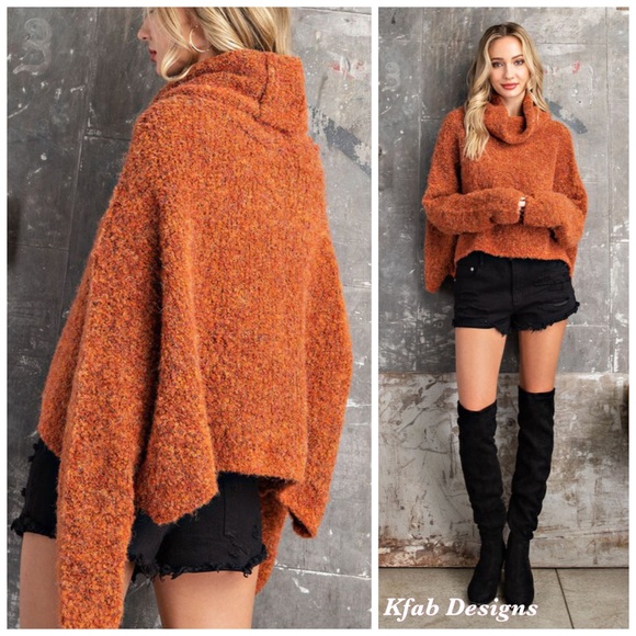 ❤️LAST 1! Desert Soft Dolman Turtleneck Sweater - Picture 7 of 7